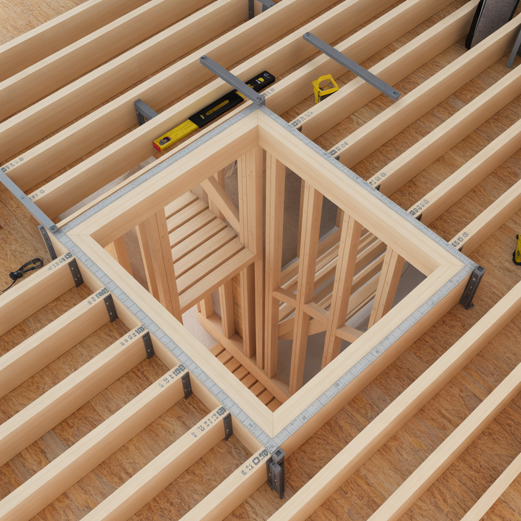 oppning i bjalklag for trappa checklista och dimensioner