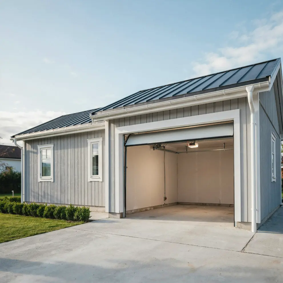 garageport takskjutport garagedorr installera montera boras vastergotland